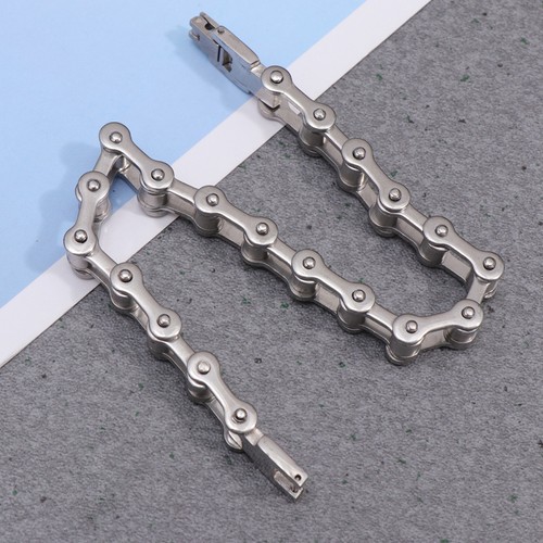 Bicycle Chain Bracelet Stainless Steel Bracelets for Men Man Link Jewelry - 第 9/12 張圖片