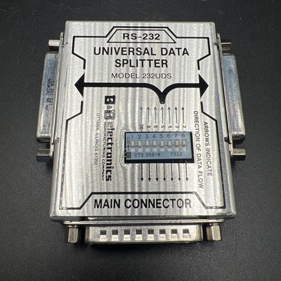 B&B Electronics RS232 232UDS Universal Data Splitter - NEW