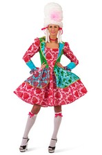 buntes Rokoko Damen Kostüm Barock Renaissance Kleid Karneval Fasching KK