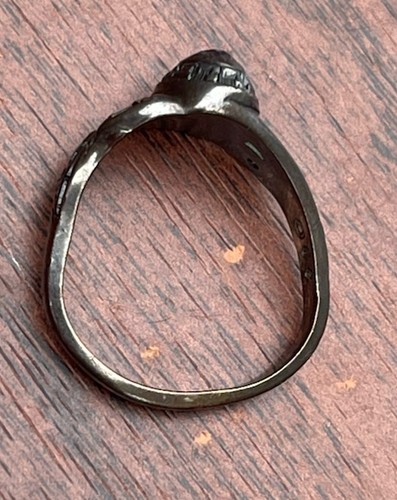 CLASS RING VALLEY HIGH BLUE TOPAZ DIAMOND SIZE 7.25 - Picture 7 of 7