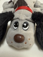 Pound Puppy Newborn 2022 Grey with Black Ears and Diaper EUC Plush Soft