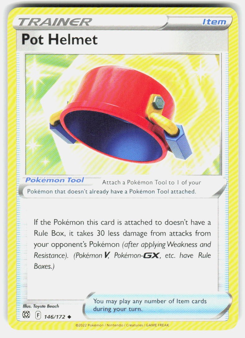 POT HELMET 146/172 UNCOMMON BRILLIANT STARS POKEMON NM/M