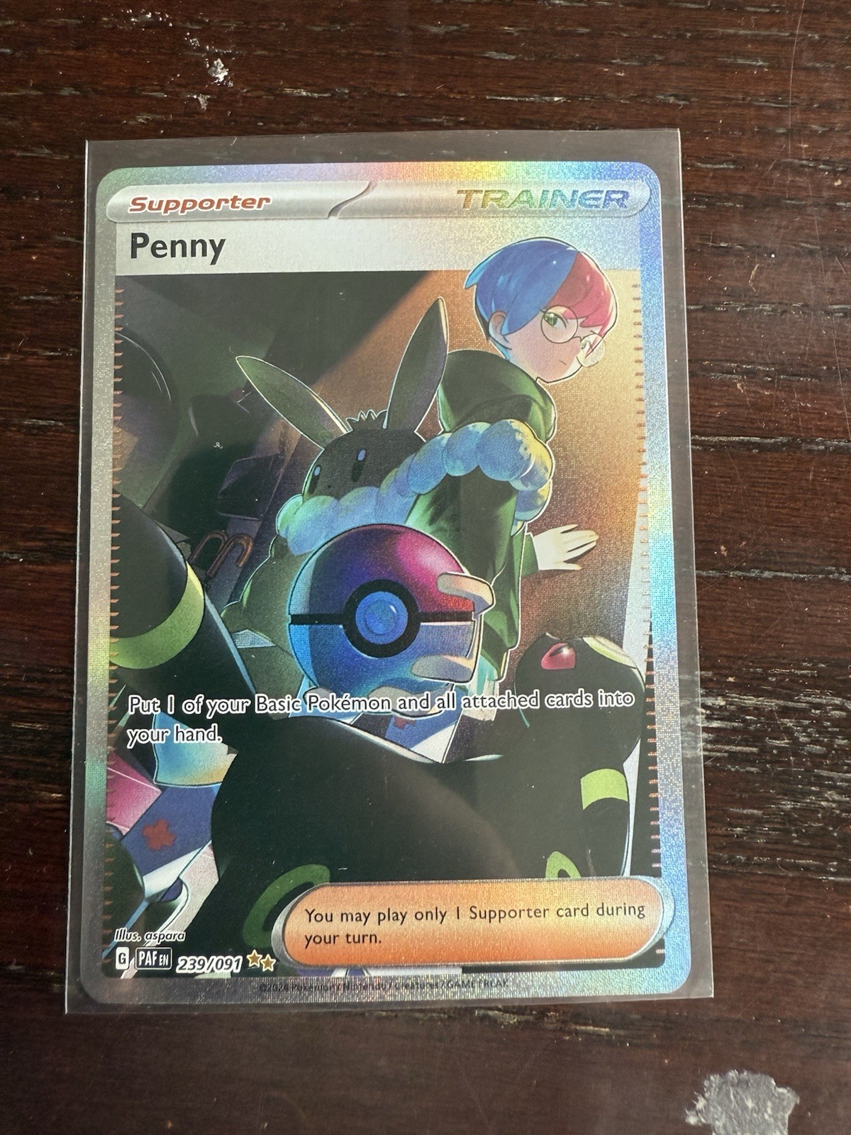 Penny 239/091 SV: Paldean Fates Holo NEAR MINT