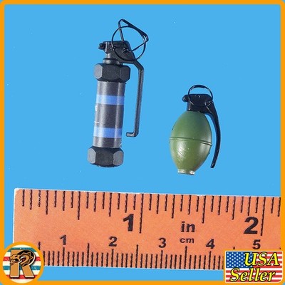 RE2 Claire Redfield - Flash & Frag Grenades - 1/6 Scale Part - Damtoys 