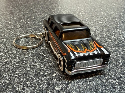 #ad 1955 Chevy Nomad Wagon Keychain Black Hot Rod Matchbox Hot Wheels $19.99