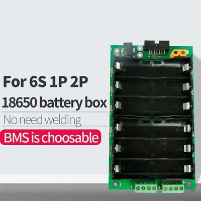 24V Power Wall 6S Battery BMS PCB Board Battery Holder Box Module 40A DIY ACUS/