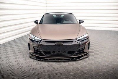 Maxton Design Frontlippe V.2 passend für Audi e-Tron GT / RS GT Mk1 schwarz Hoch