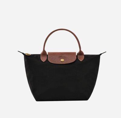 Longchamp Le Pliage Original Handtasche S Ebony Black Paper Navy Steel