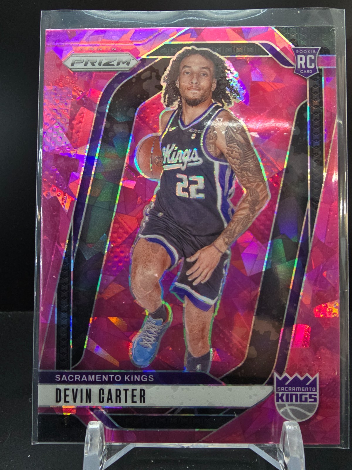 C575 - 2024-25 Panini Prizm - Devin Carter #231 - Pink Ice Prizm RC