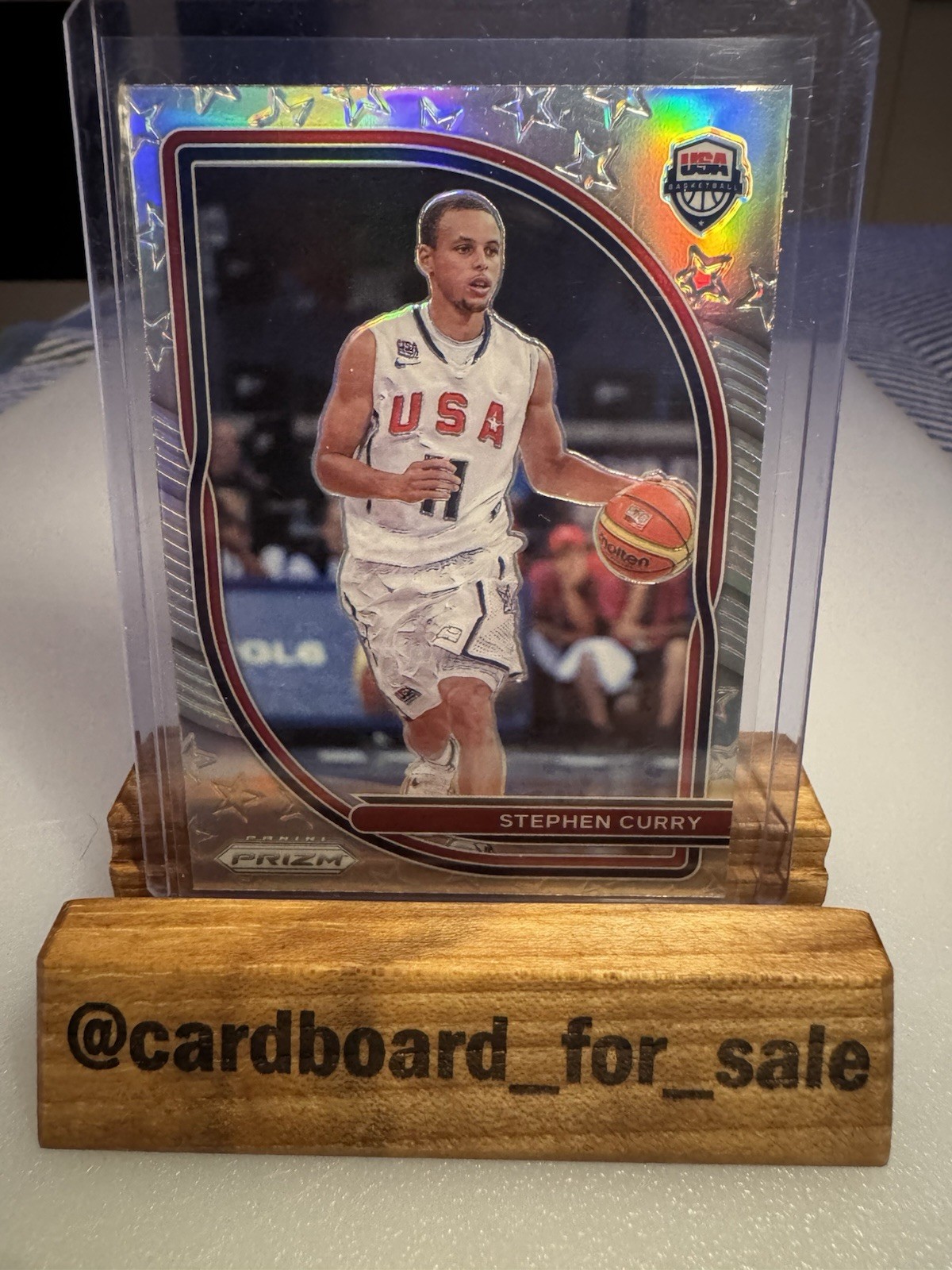 2020-21 Panini Prizm - USA Basketball Stephen Curry #10 Silver Prizm