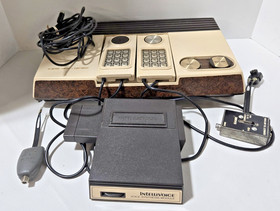 Vintage Intellivision IntelliVoice Voice Synthesis Module & Console w/ 18 Games