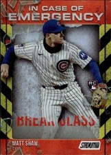 2025 Stadium Club #ICE-22 Matt Shaw In Case of Emergency