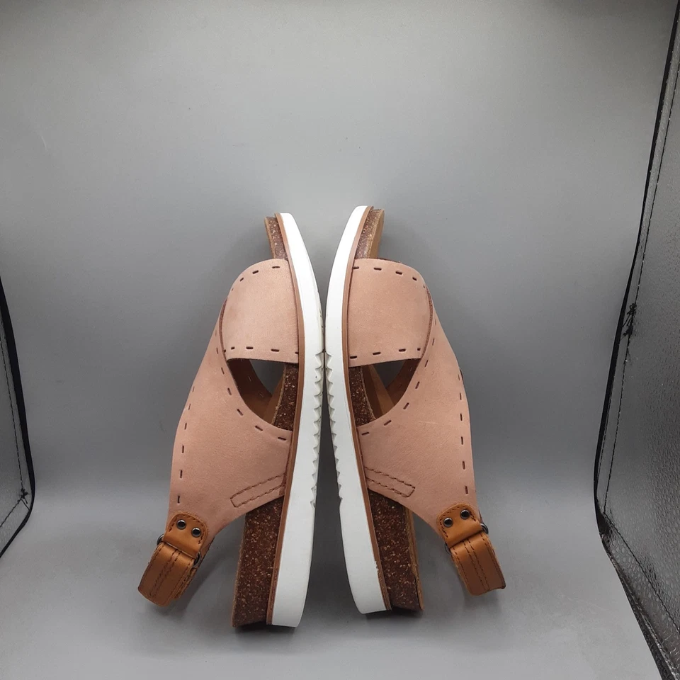 Босоножки Cobb Hill майские слинги женские 6 Вт бежевые розовые нубук A18 - Изображение 4 из 4