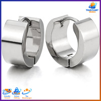Creolen Huggie Ohr Manschette Edelstahl FüR Herren Damen Fake Piercing Ohrringe