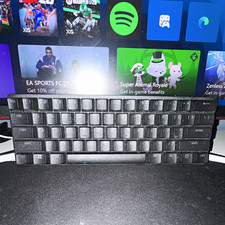 Black Mini Wired USB Keyboard, Compact English QWERTY Standard Layout
