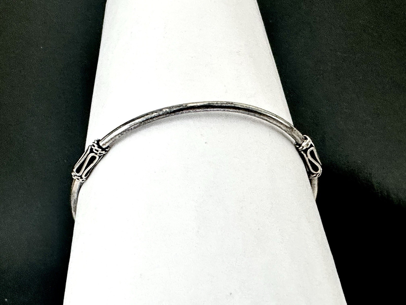 Vintage Sterling Silver 925 Stack Stacking Bracel… - image 10