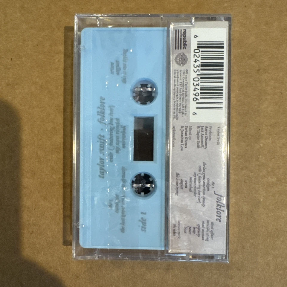 Taylor Swift folklore “In The Trees" Cassette Tape 2020 Limited Edition  SEALED - Image 2 of 2