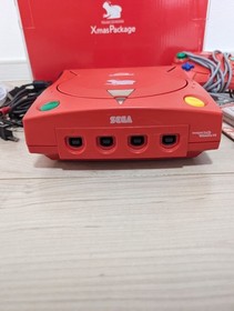 Dreamcast SEAMAN Xmas Package Red Console Limited Boxed SEGA Tested System JP