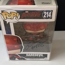 Funko Pop! Vinyl Marvel Daredevil #214 Autographed Figure Comics Theme