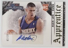 2013-14 Panini Crusade Apprentice Signatures Gold 2/10 Alex Len #37 Auto s6i