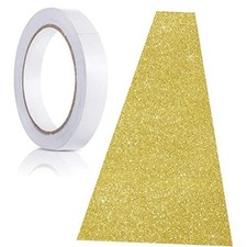 Carpet Runner Runway Rug 55 GSM Thickness with Carpet Tape for Glitter Gold