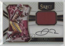 2016 Panini Select Rookie Auto Materials 41/75 Josh Doctson #RM-JD Auto 0t1