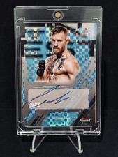Topps Finest UFC 2025 - Los mejores autógrafos Conor McGregor #TFA-CM azul...