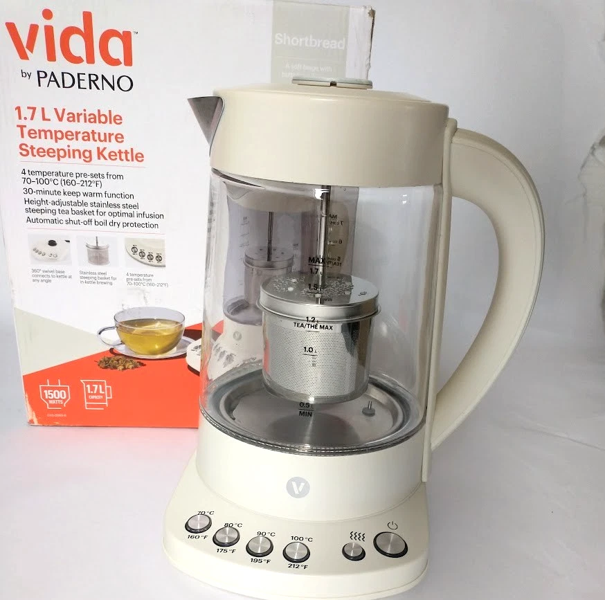 Vida Variable Temperature Steeping Tea Kettle 1.7 L by Paderno - Image 2 of 4