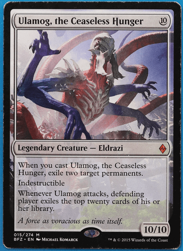 Ulamog, the Ceaseless Hunger Battle for Zendikar HEAVILY PLD (505931) ABUGames - Picture 1 of 2