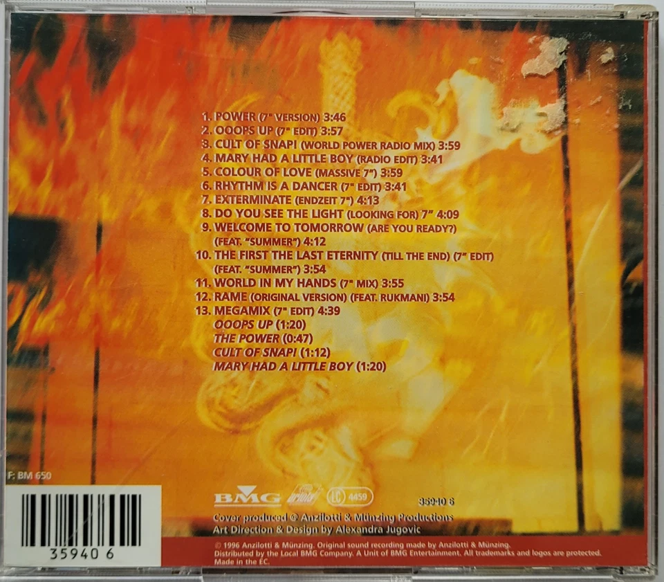 Snap! - Snap! – Snap! Attack - Best Of (CD, 1996) Rhythm is a Dancer, The Power - Bild 2 von 3