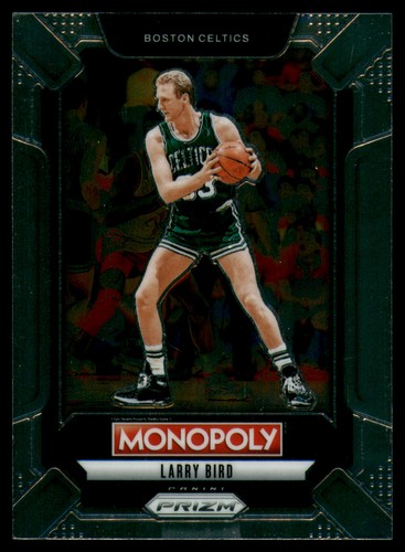 Larry Bird [Nebula] #LEG3 2024 Panini Prizm Monopoly Legends card