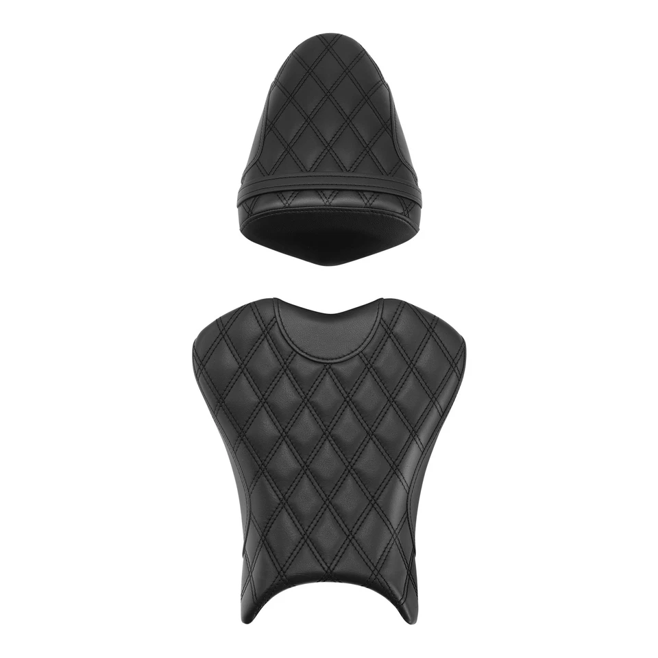 Asientos de conductor y pasajero aptos para Kawasaki Ninja ZX6R 2009-2018 17 16 15 14 13 12 Foto 3 de 4