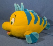 VTG Disney's The Little Mermaid Flounder 25" Jumbo Plush by Mattel