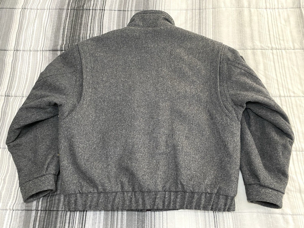 Vintage Members Only Wool Bomber Jacket Mens XL/2XL 52in Chest