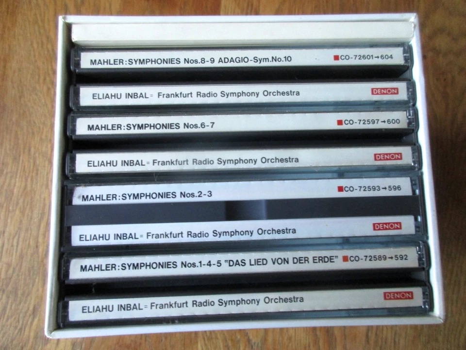 Mahler - Complete Symphonies / Inbal / Denon/PCM 72589-604 Ed1 16CD 1988 No Ifpi - Image 2 of 4