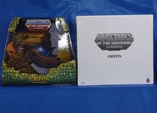 MASTERS OF THE UNIVERSE CLASSICS GRIFFIN FIGURE RIDE MOTU W8891 RARE MATTEL