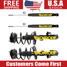 For 2011-2014 Toyota Sienna Fwd Front Rear Monroe Shocks Struts Coil Spring 4x For 2011-2014 Toyota Sienna Fwd Front Rear Monroe Shocks Struts Coil Spring 4x