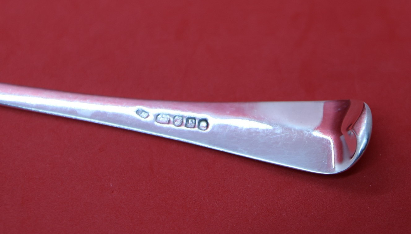12" Solomon Hougham 1801 Lg Sterling Solid Dressing Spoon 101g