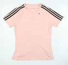 Adidas Women's Pink T-Shirt Regular Fit S