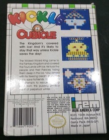 Cub&iacute;culo Kickle (Nes)(1990) CIB. con tarjeta de correo, p&oacute;ster raro. Todos los insertos. &iexcl;Bonito!