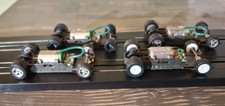 4 NEW AFX Mega G HO Slot Car 1.7 LONG Rolling Chassis