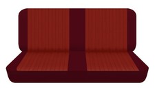 Front Bench Seat Covers Fits 1953 To 1978 Ford F100 Pickup Burgundy And Maroon