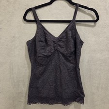 Bali Lace 'N Smooth XXL Camisole Top Shapewear Firm Control Tank Shaper 8L12