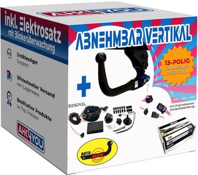 AHK AUTOHAK für Hyundai Tucson N-Line 18-20 vert. abnehmbar + 13-pol BRINK SPEZ