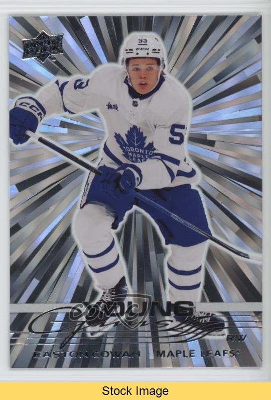 2025-26 Upper Deck Series 2 Young Guns Outburst Easton Cowan Rookie RC READ y9n