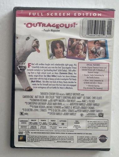 There's Something About Mary DVD Brand New Factory Sealed - Picture 2 of 3