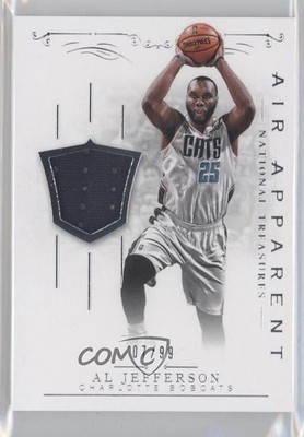2013 Panini National Treasures Air Apparent Materials 7/99 Al Jefferson #16 5x8
