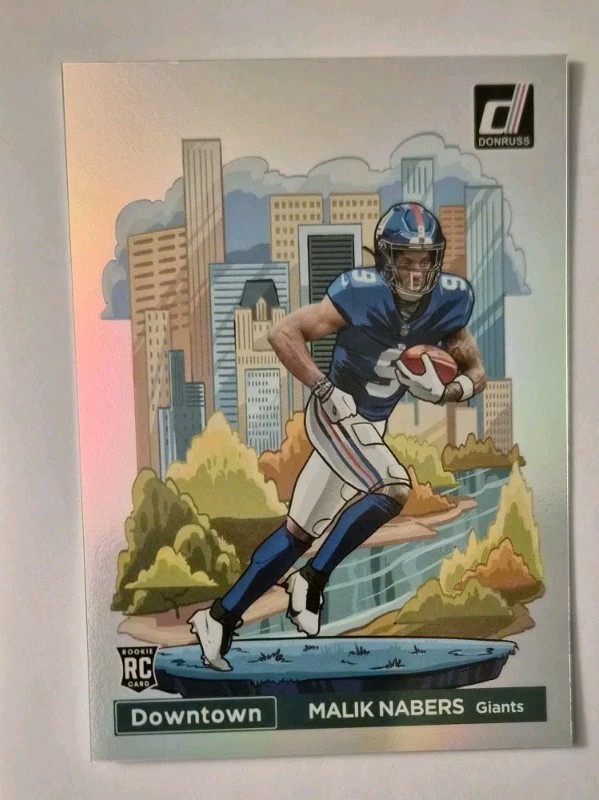 2024 Panini Donruss Downtown! Malik Nabers #18 (RC)