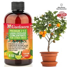 8oz Citrus Tree Fertilizer - Organic 3-1-2 Concentrate for Indoor