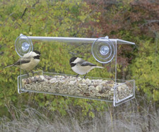 Clear View Open Dinner Window Mount Bird Feeder - Songbird Essentials 971